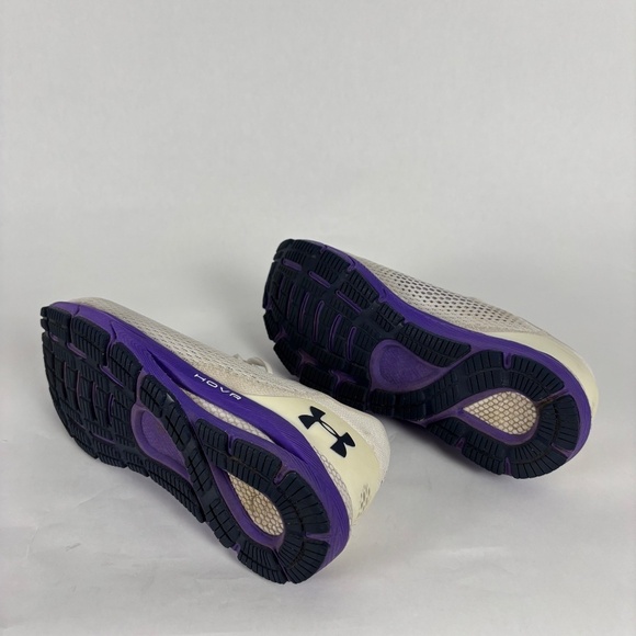 Under Armour, Women’s HOVR, Sonic 4, Running Shoes, White/Purple, size 9.5. - Picture 8 of 12